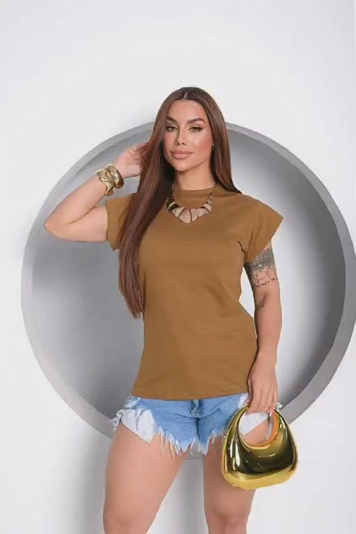 Mescle Tee Castanha